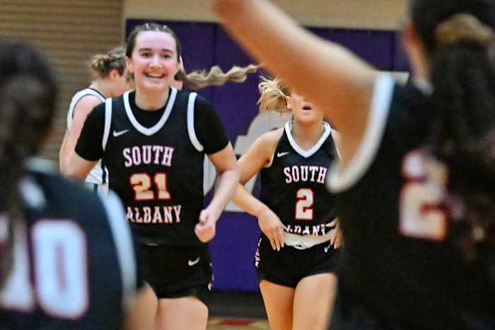 a Corvallis South Albany 5A Oregon girls basketball quarterfinal 2024 Leon Neuschwander 53